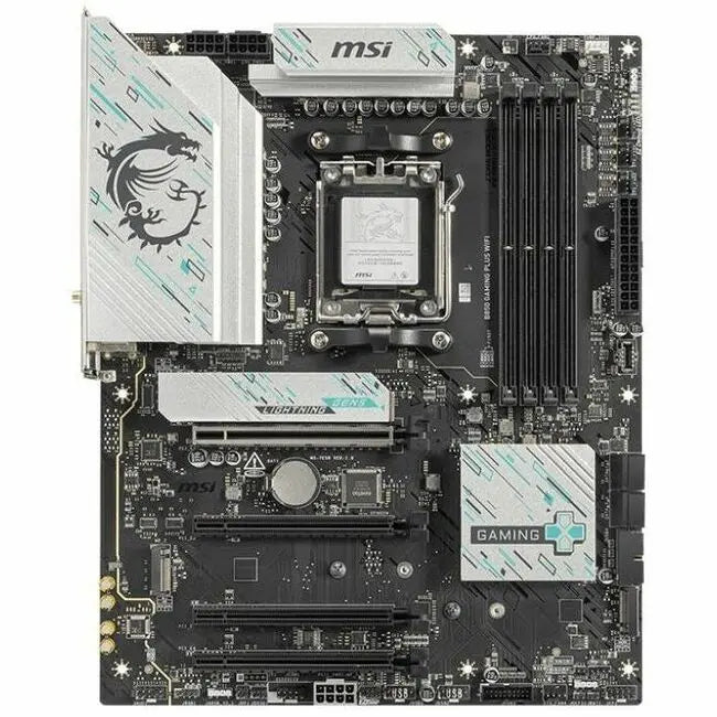 MSI B850 Gaming Plus WiFi Motherboard for AMD Ryzen 9000 Series - ATX Form Factor with PCIe 5.0, Wi-Fi 7, and 5G LAN