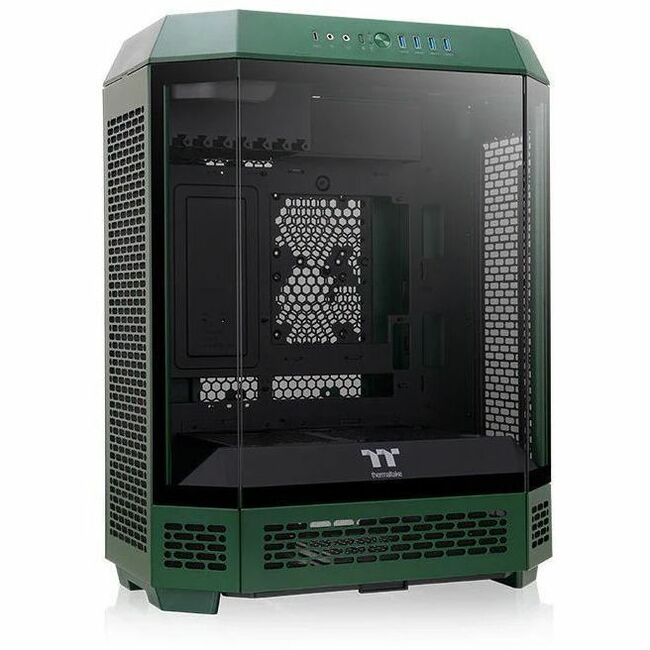 Thermaltake The Tower 600 Racing Green Mid Tower Gaming Computer Case with Support for Up to 420mm Radiators and Hidden-Connector Motherboards