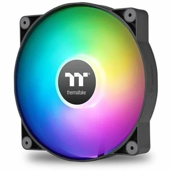 Thermaltake CT200 ARGB Sync PC Cooling Fan - 7.87-inch Black RGB Fan with Hydraulic Bearing and Daisy-Chain Cable