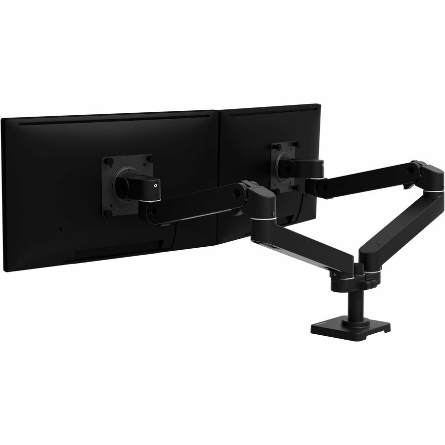 Ergotron LX Pro Dual Side-by-Side Monitor Arm, Black, 45-686-292