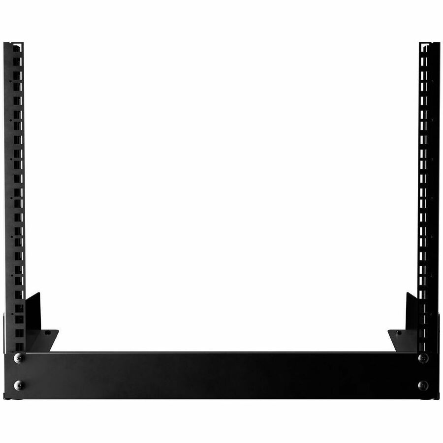 IOGEAR 8U 19-Inch Open Frame Desktop Rack with Steel Construction and 110-lb Capacity