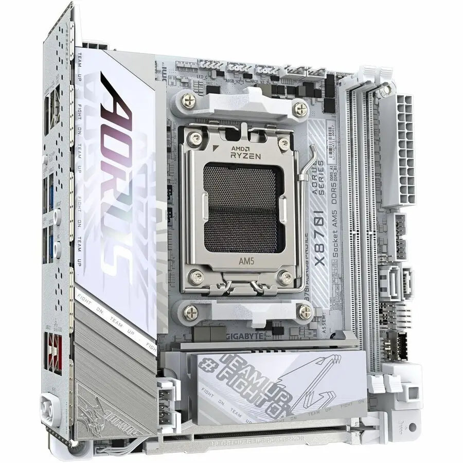 GIGABYTE Ultra Durable X870I AORUS PRO ICE Mini ITX Gaming Motherboard with AMD X870 Chipset and Ryzen 7 Support