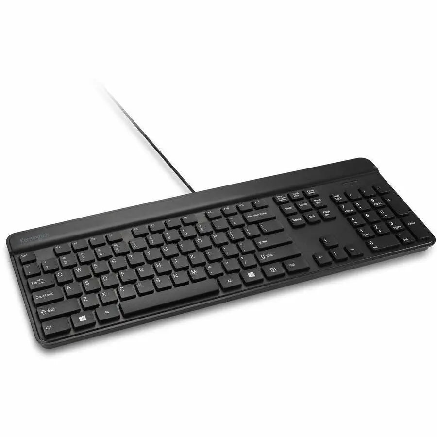 Kensington KB201 Simple Solutions™ Wired Keyboard – TAA Compliant, Full-Size, Quiet-Click Keys, USB-A Connection