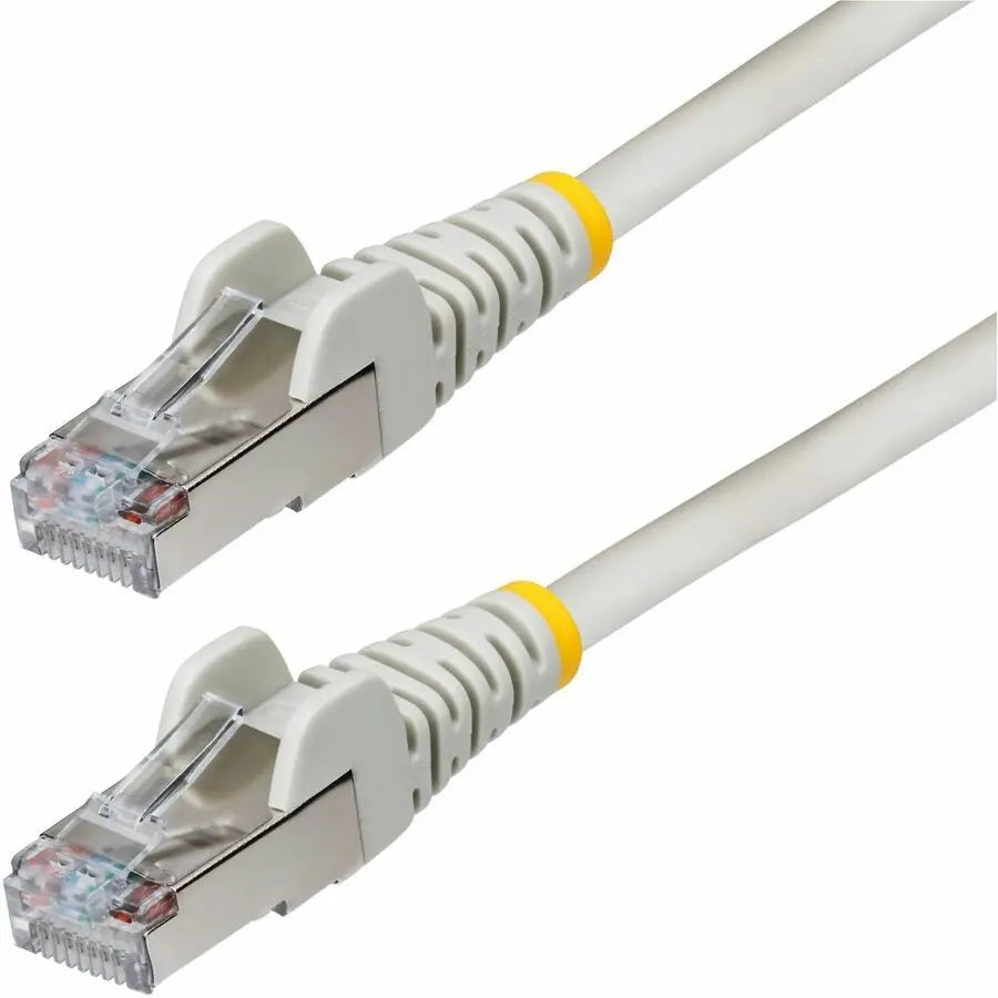 StarTech.com 100ft Gray CAT6a Ethernet Cable, Snagless RJ45, 10G, 100W PoE, S/FTP, LSZH, 27AWG Pure Copper, 500MHz, Shielded Network Cord