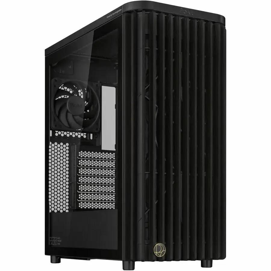 ASUS ProArt PA401 Wood Edition Mid-Tower Computer Case with Tempered Glass Panel by ASUS Computer International
