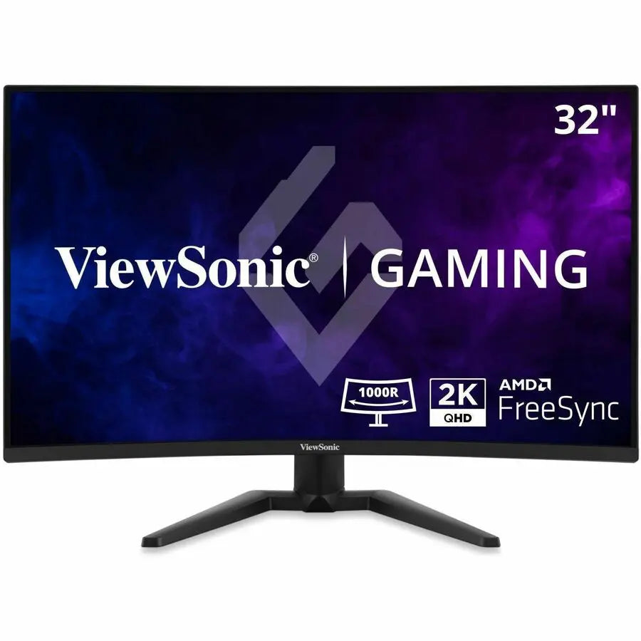 ViewSonic VX3228C-2K 32 Inch 1440p Curved Gaming Monitor with 1ms, 180Hz, FreeSync, Eye Care, HDMI, and DisplayPort Inputs