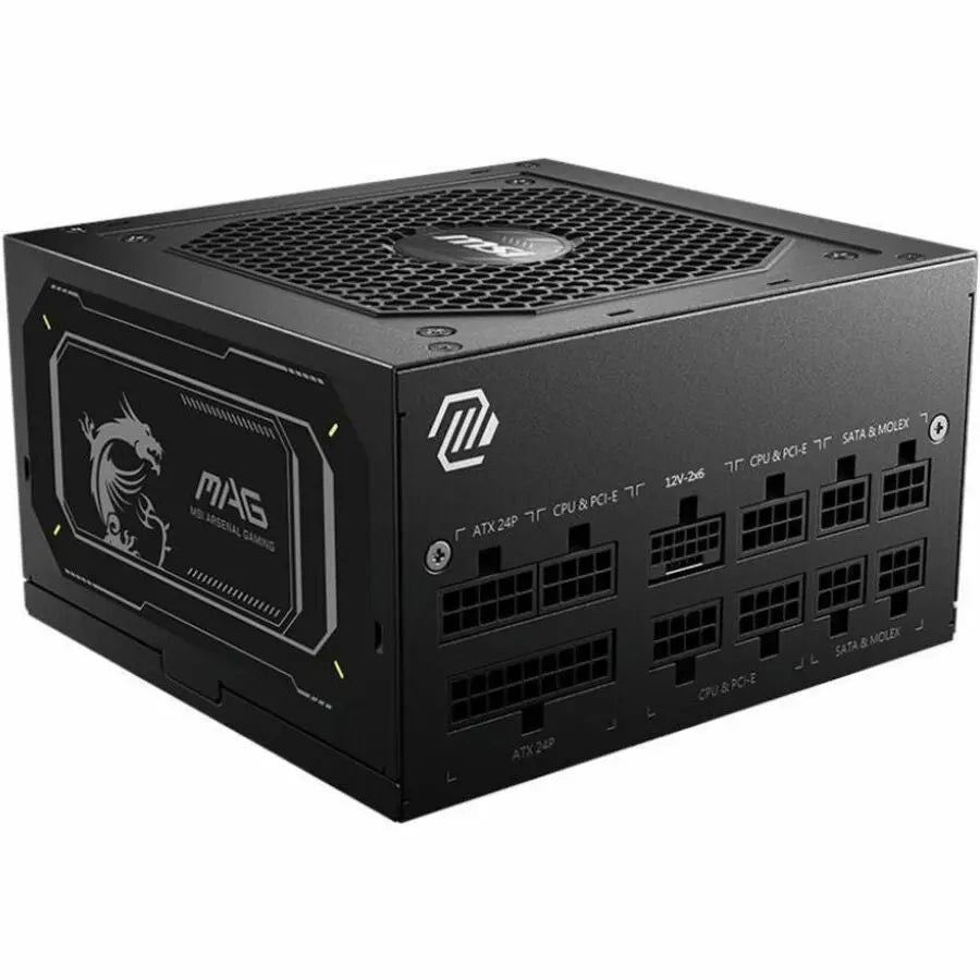 MSI MAG 850W Power Supply - ATX 3.1 Ready with PCIe 5.1 & Gold Efficiency