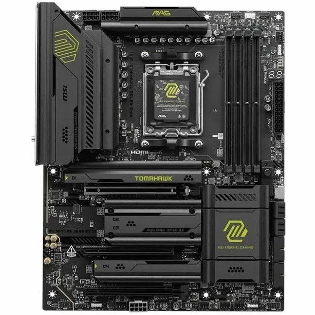 MSI MAG X870E TOMAHAWK WIFI Gaming Motherboard for AMD Ryzen 9000 Series - ATX Form Factor