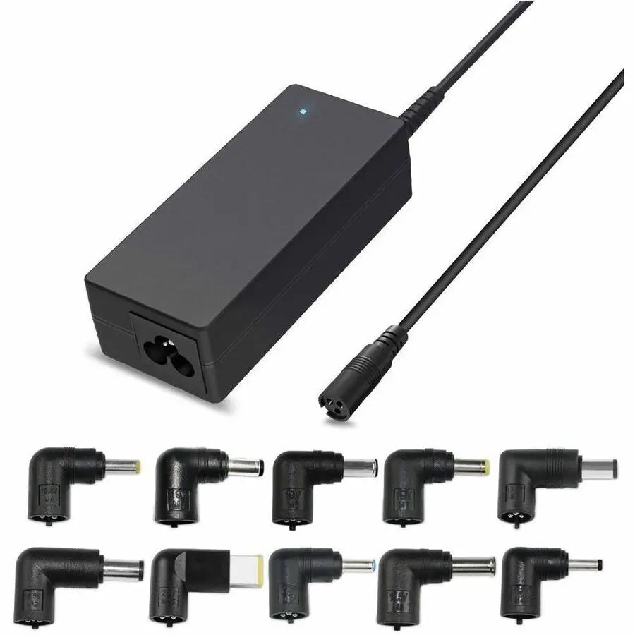 4XEM 65W Universal Laptop Charger with Interchangeable Tips - Compatible with Dell, HP, Lenovo, and More
