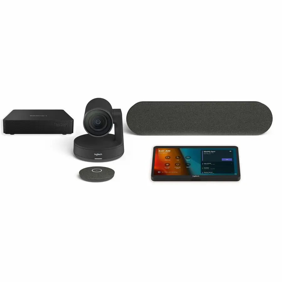 Logitech Medium Microsoft Teams Rooms on Windows with Tap + Rally System + Lenovo ThinkSmart Core Gen 2