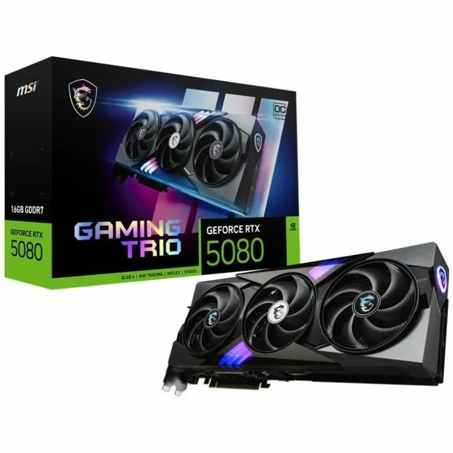 MSI GeForce RTX 5080 16G Gaming Trio OC Graphics Card