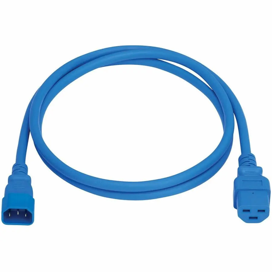 Eaton Tripp Lite Series Power Cord, C14 to C21 - Heavy-Duty, 15A, 250V, 14 AWG, 5 ft. (1.5 m), Blue