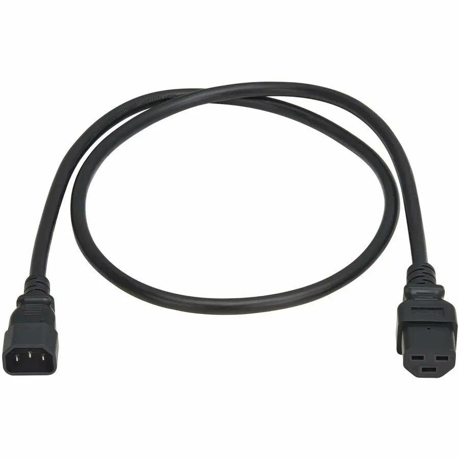 Eaton Tripp Lite Series Power Cord, C14 to C21 - Heavy-Duty, 15A, 250V, 14 AWG, 4 ft. (1.2 m), Black