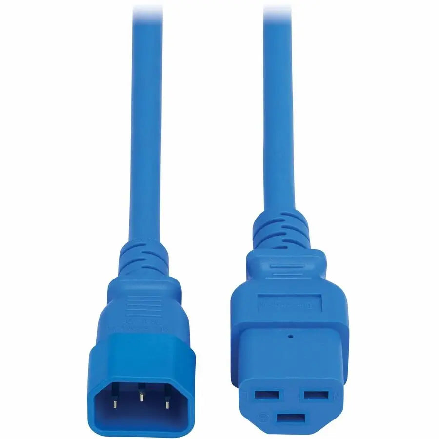 Eaton Tripp Lite Series Power Cord, C14 to C21 - Heavy-Duty, 15A, 250V, 14 AWG, 6 ft. (1.8 m), Blue