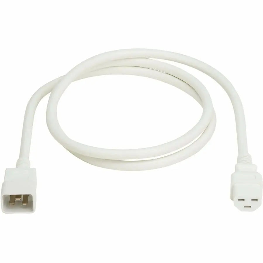 Eaton Tripp Lite Series Power Cord, C20 to C21 - Heavy-Duty, 20A, 250V, 12 AWG, 5 ft. (1.5 m), White