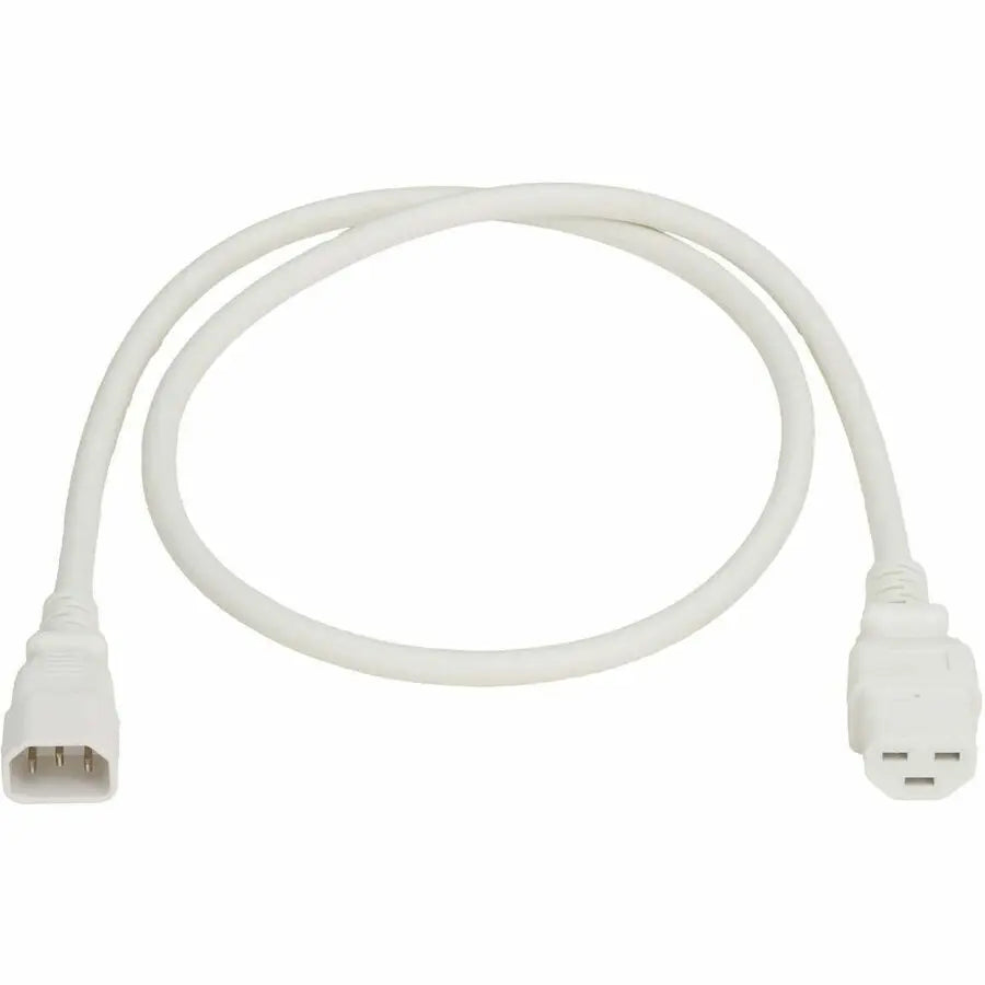 Eaton Tripp Lite Series Power Cord, C14 to C21 - Heavy-Duty, 15A, 250V, 14 AWG, 2 ft. (0.6 m), White