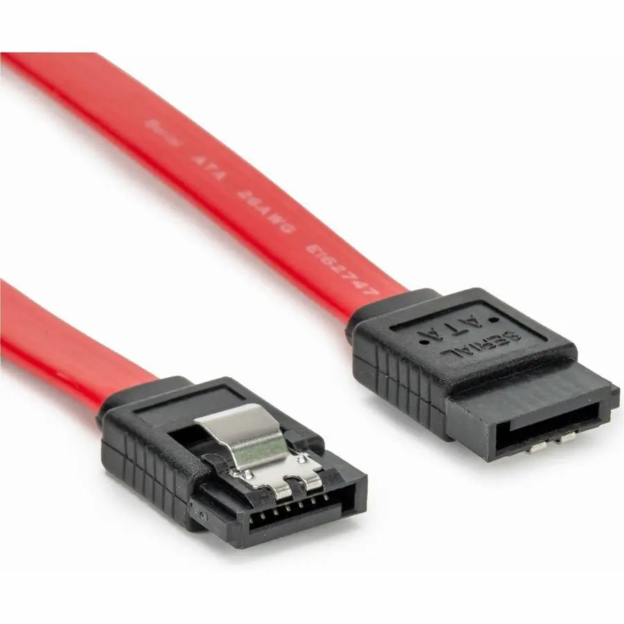 Rocstor 8-Inch Latching SATA Cable Y10C860-RD for Secure Data Transfer