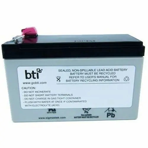 Battery Technology Inc. RBC51-SLA51-BTI 12V 9Ah Sealed Lead Acid Battery for APC and Tripp Lite UPS Systems