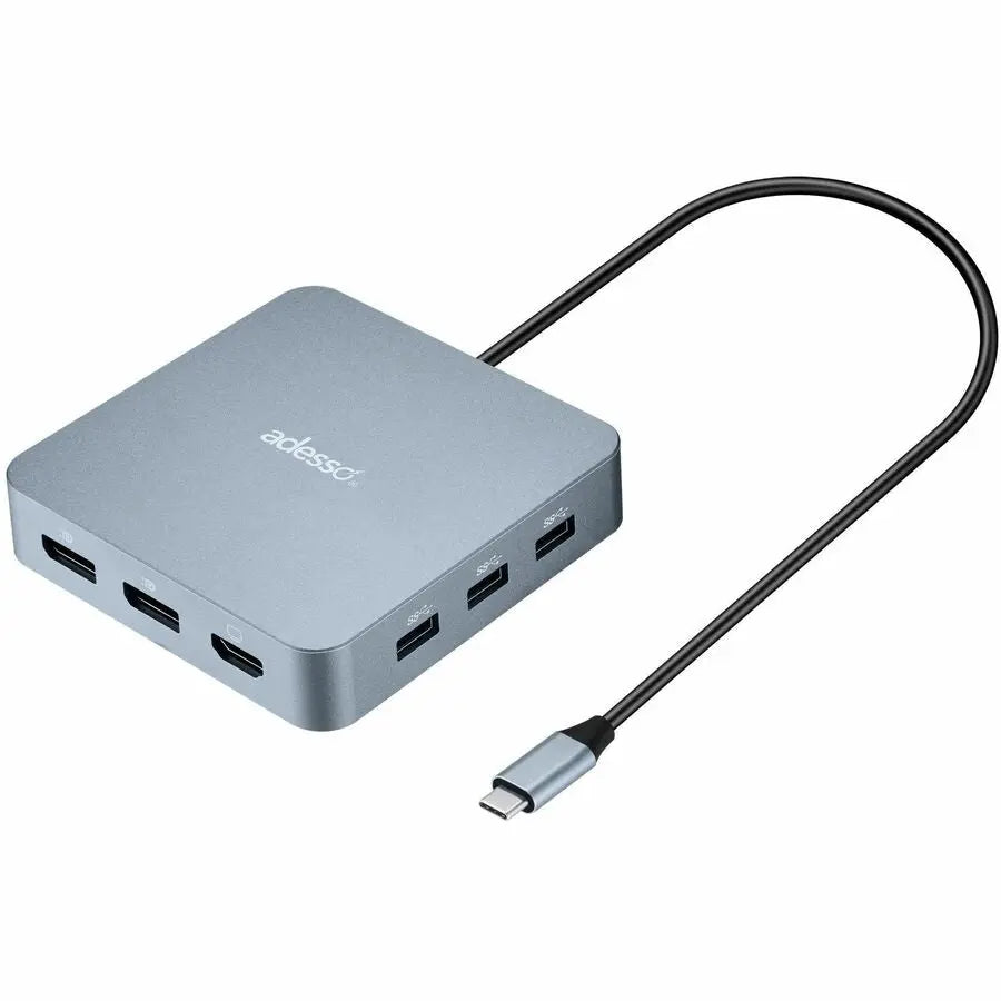 Adesso AUH-4051 Docking Station – 11-in-1 USB-C Multi Dock with 4K Support, Gigabit Ethernet, and Power Delivery