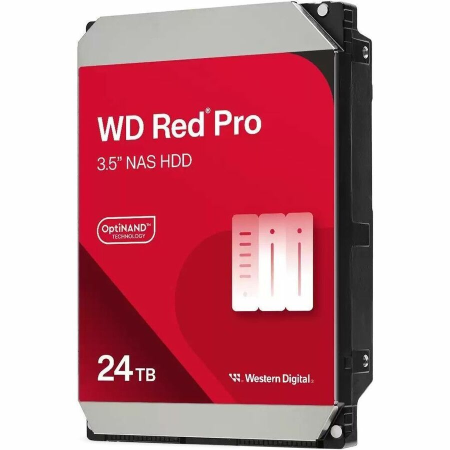 Western Digital WD Red Pro WD241KFGX 24TB Internal NAS Hard Drive - 3.5 inch SATA CMR