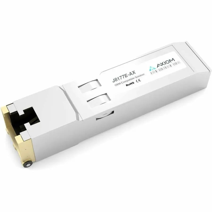 Axiom J8177E-AX 1000Base-T SFP Transceiver Module for Gigabit Ethernet Networks