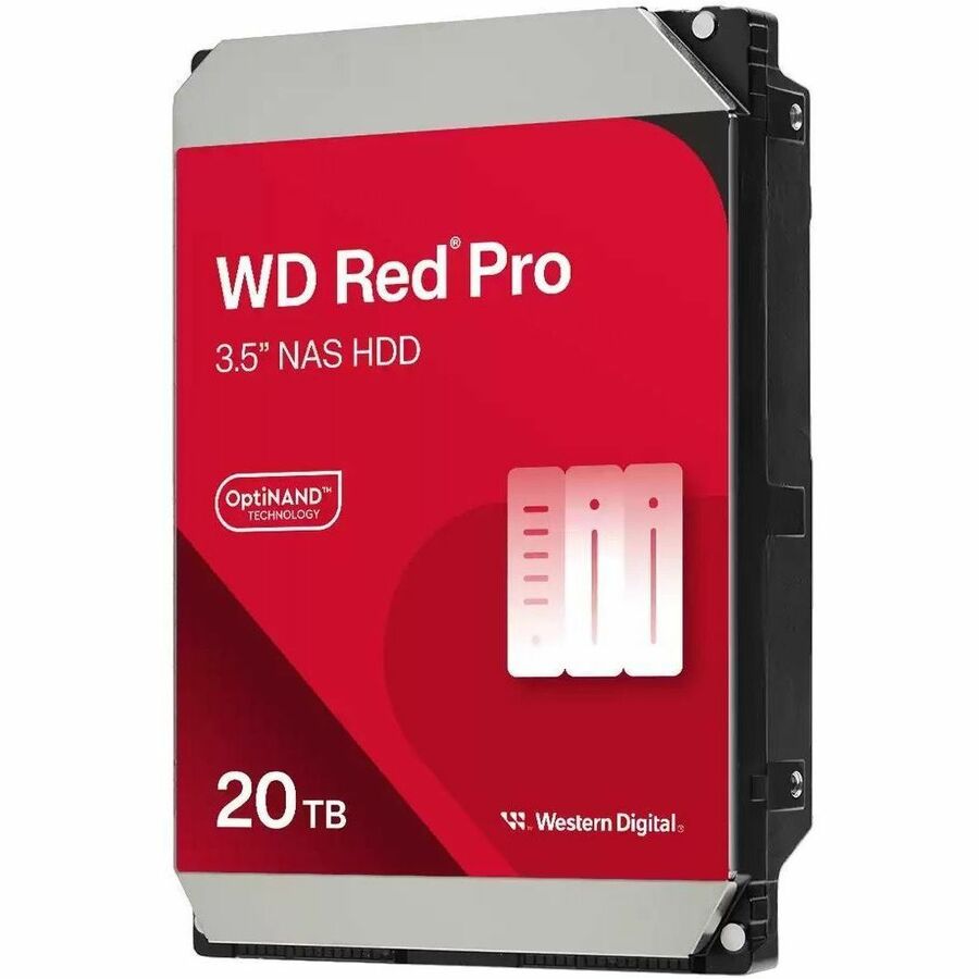 Western Digital WD202KFGX Red Pro 20TB NAS Hard Drive for Enterprise and Commercial Use