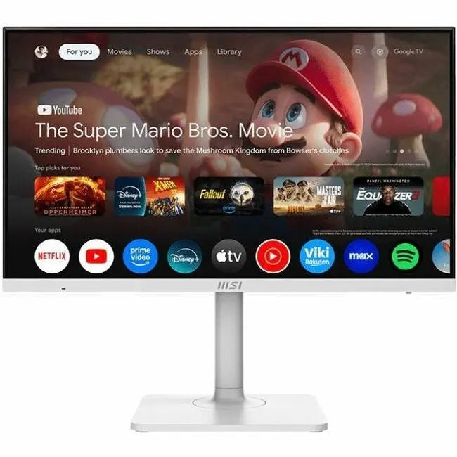 MSI Modern MD272UPSW 27-inch 4K UHD Smart Monitor with Google TV and Dolby Audio
