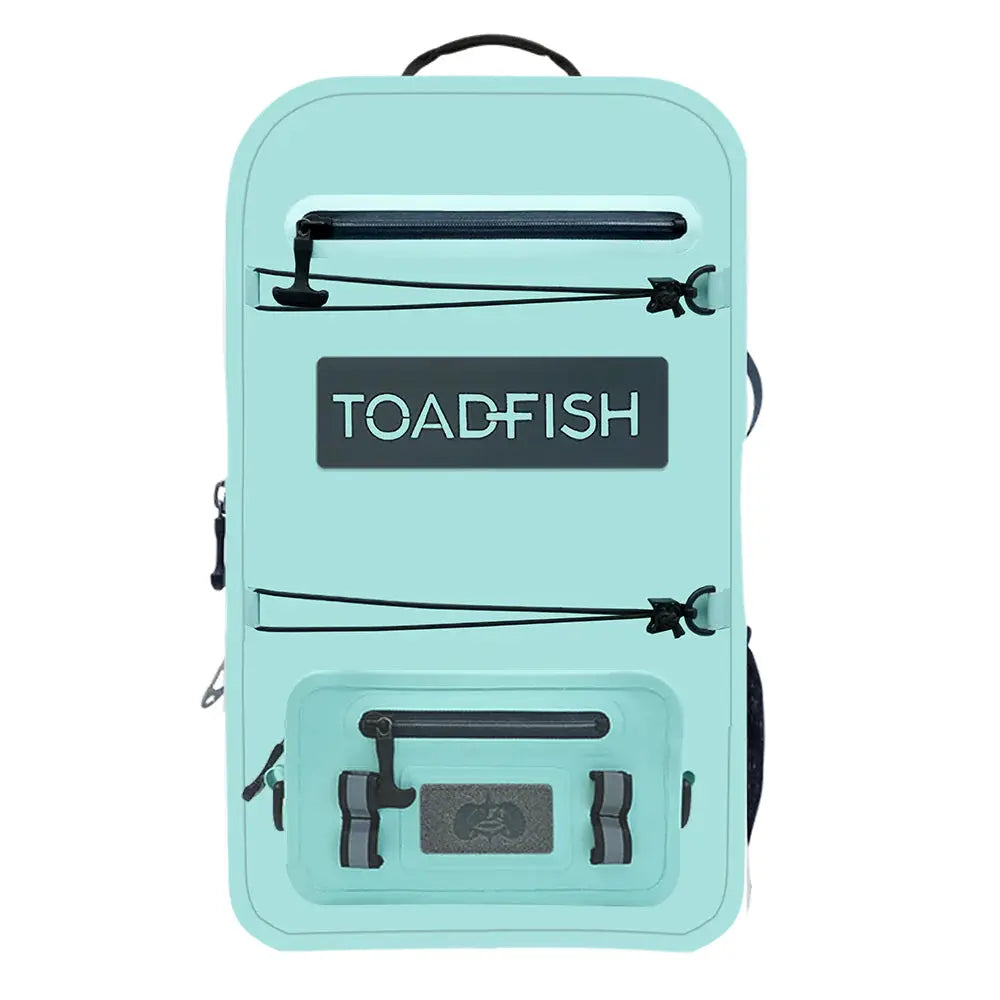 Toadfish Waterproof Backpack and Sling in Seafoam - Model 2202