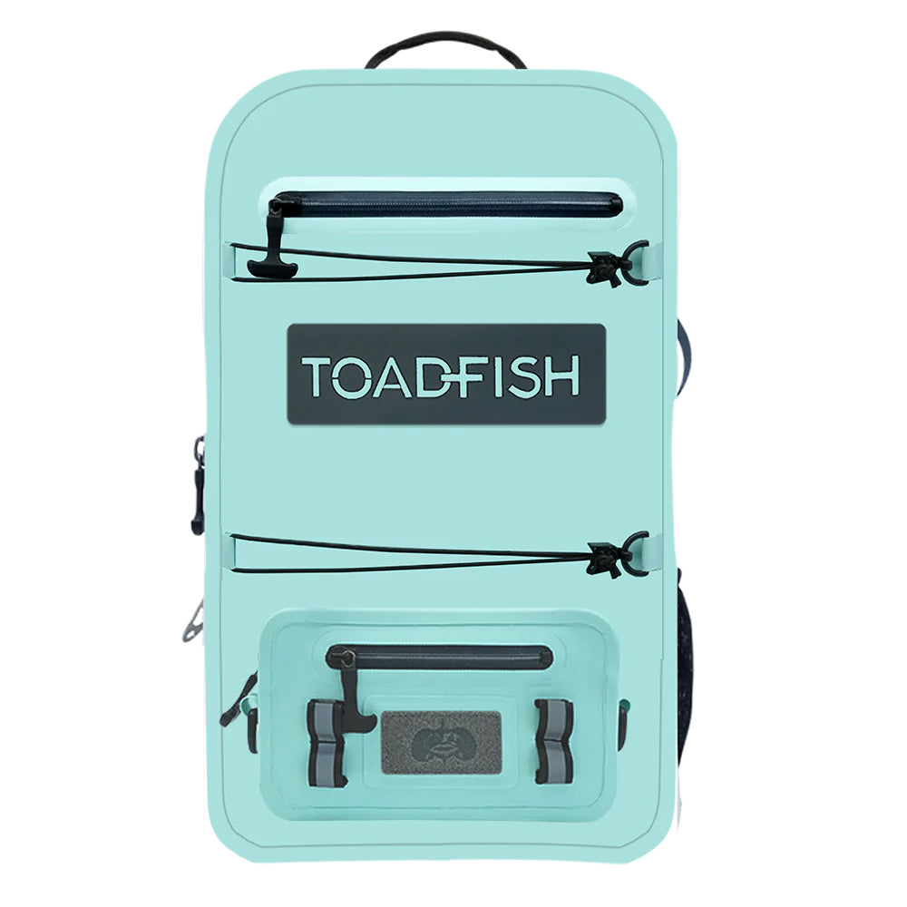 Toadfish Waterproof Backpack and Sling in Seafoam - Model 2202