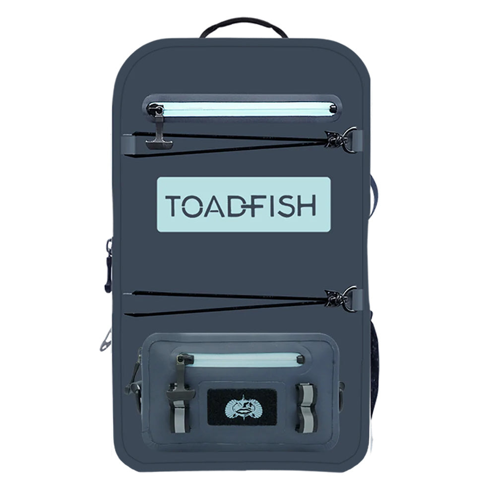Toadfish Waterproof Backpack and Sling System in Ocean Blue, Part Number 2203