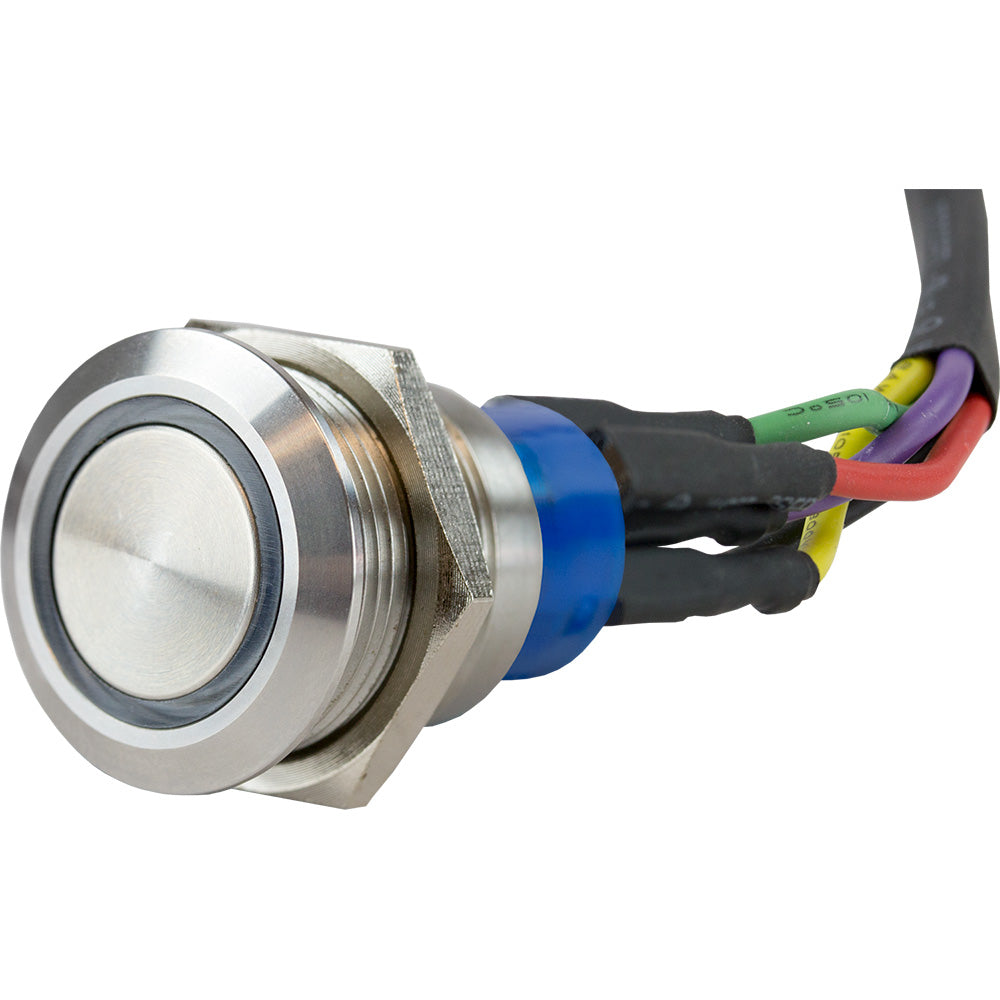Sea-Dog LED Push Button On/Off Switch - Formed 304 Stainless Steel, Part #403063-1