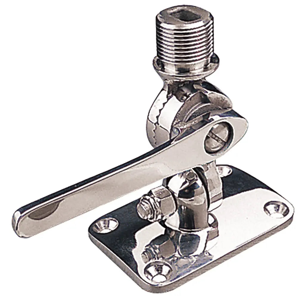 Sea-Dog Adjustable Antenna Base Deck Mount with Investment Cast 316 Stainless Steel, Part Number 329230-1
