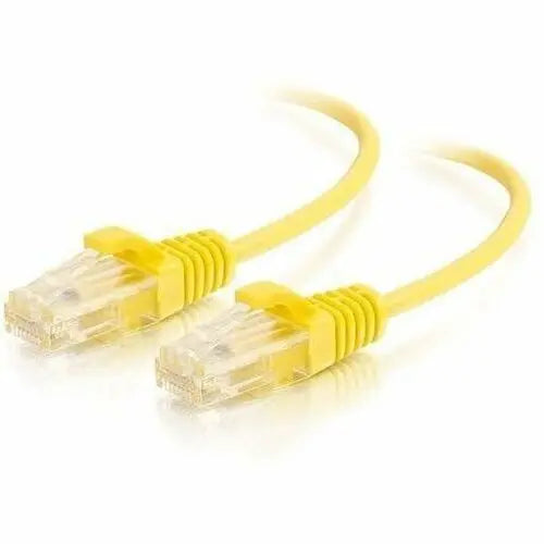 LEGRAND AV - C2G 6ft (1.8m) Cat6 Snagless UTP Slim Ethernet Network Patch Cable - Yellow