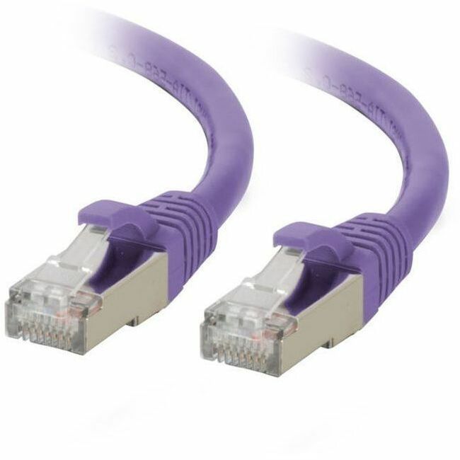 Legrand Group C2G 25ft (7.6m) Purple Cat6a Snagless Shielded Ethernet Patch Cable (Part C2G07403)