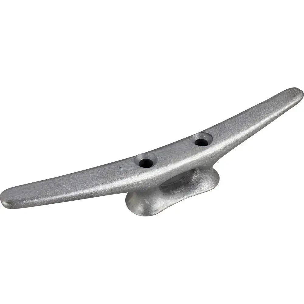 Sea-Dog 10-inch Open Base Cleat with Flat Head in Die Cast Aluminum, Part No. 46110 by Sea-Dog