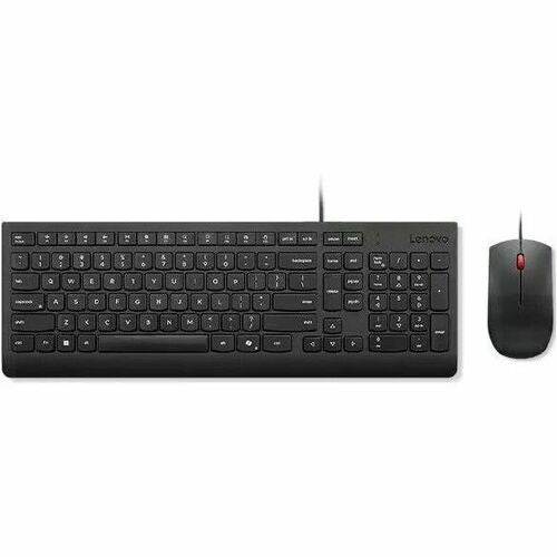 Lenovo Essential Wired Combo Keyboard & Mouse – Black French Canadian (Part No. 4X31R64413)