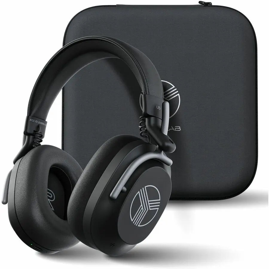 TREBLAB U5 Over-Ear Active Noise Cancelling Headphones with Deep Bass and 55-Hour Battery