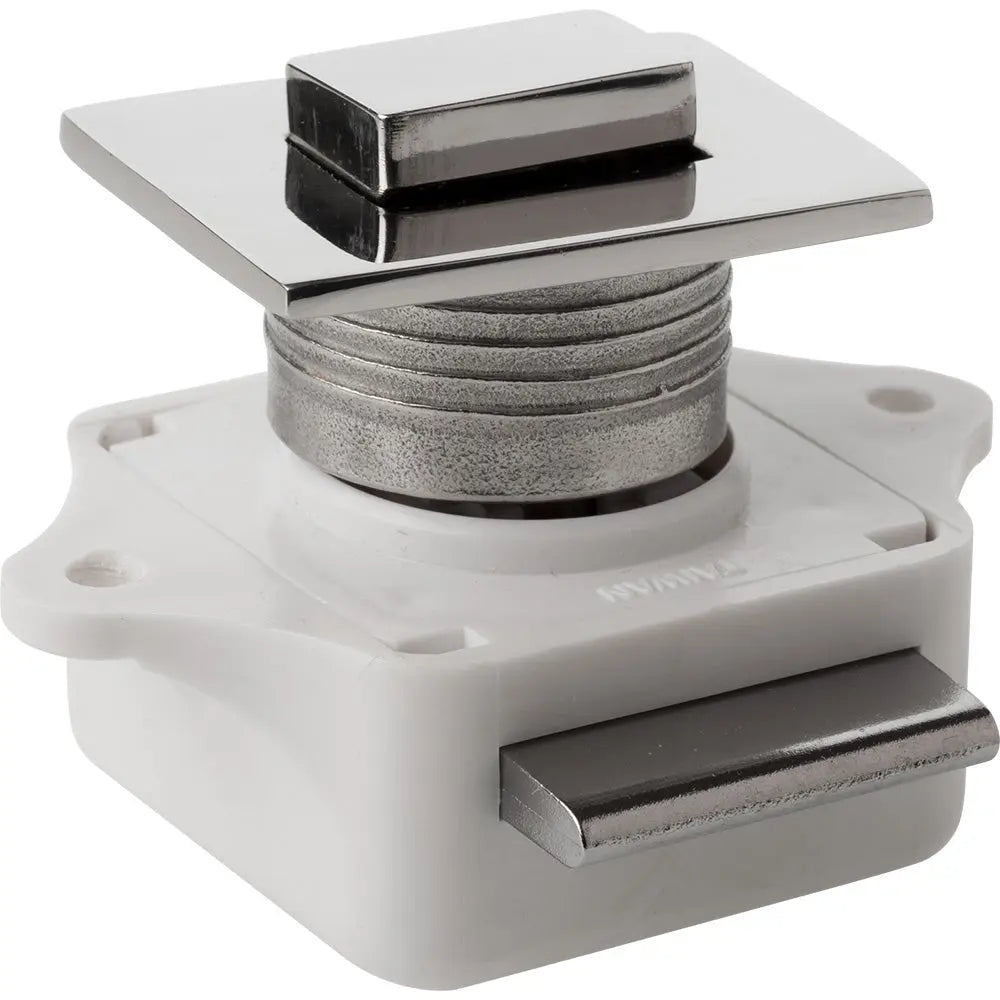 Sea-Dog Push Button Rim Latch - Square Stainless Steel and Plastic Housing