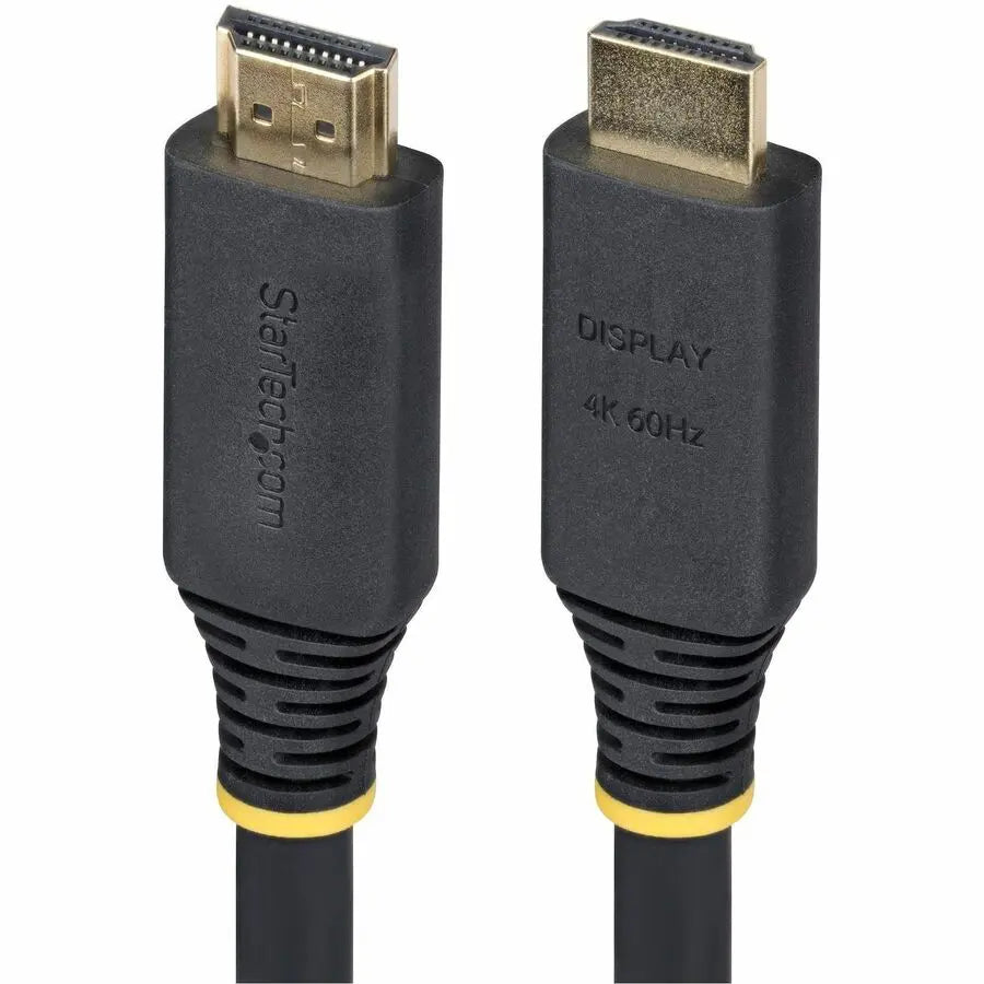 StarTech.com 30ft (9.1m) Active High Speed HDMI Cable, 4K 60Hz/1440p 144Hz, 18Gbps, UHD HDMI 2.0 Cord, TPE Jacket
