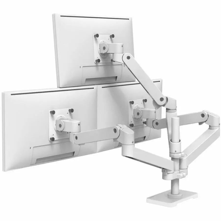 Ergotron Mounting Arm for Monitor, Mounting Collar, Mounting Pole, Display Screen, LCD Display, Monitor Mount - White