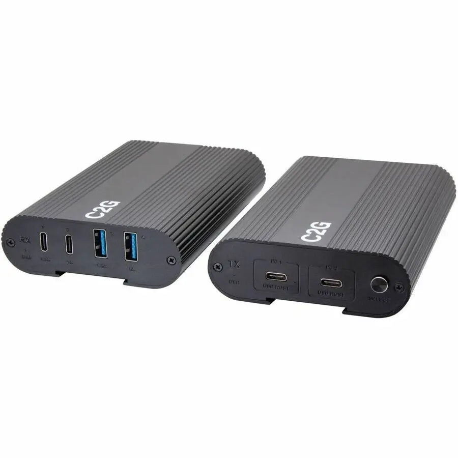 C2G Superbooster 2X4 USB Over Cat6a Extender Switch USB 3.2 GEN1 (5Gbps)