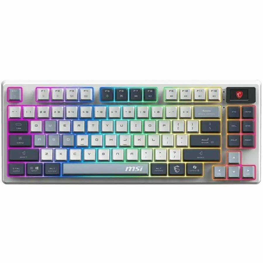 MSI Forge GK600 TKL Wireless Mechanical Keyboard with RGB and OLED Display