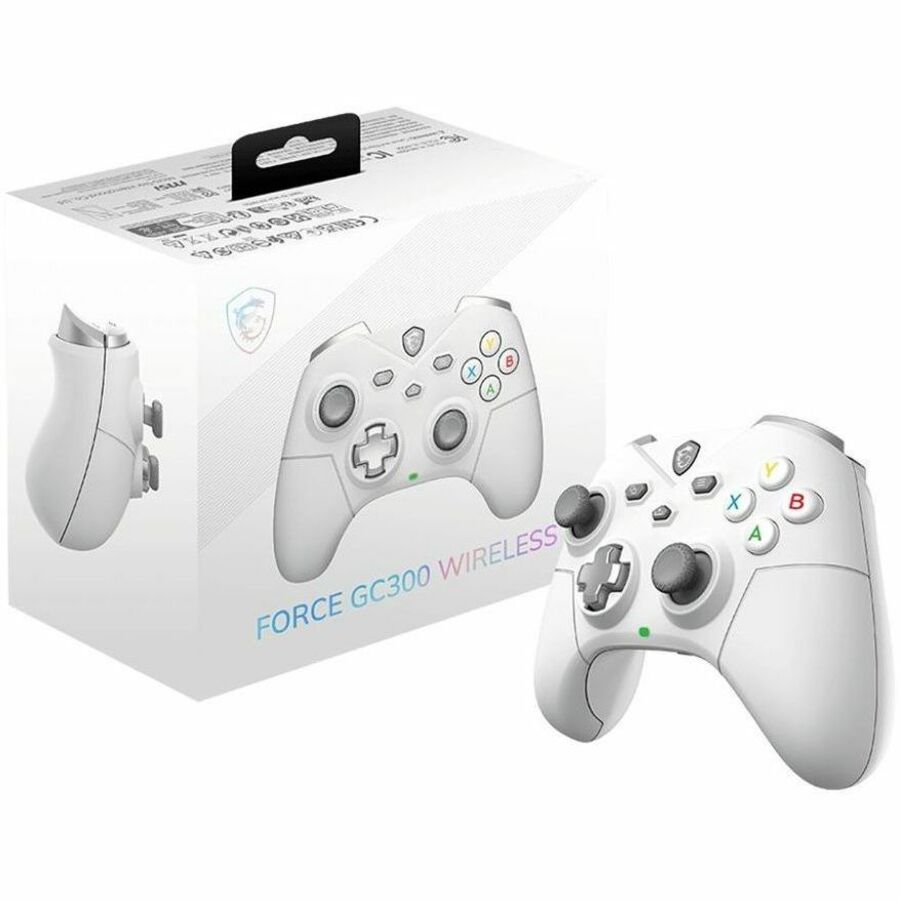 MSI Force GC300 Wireless White Gaming Controller – Precise Hall Effect Triggers & Ergonomic Design