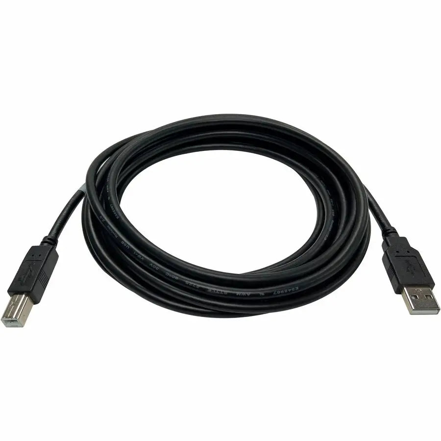 Black Box USB 2.0 Cable - Type-A to Type-B, Male to Male, Black