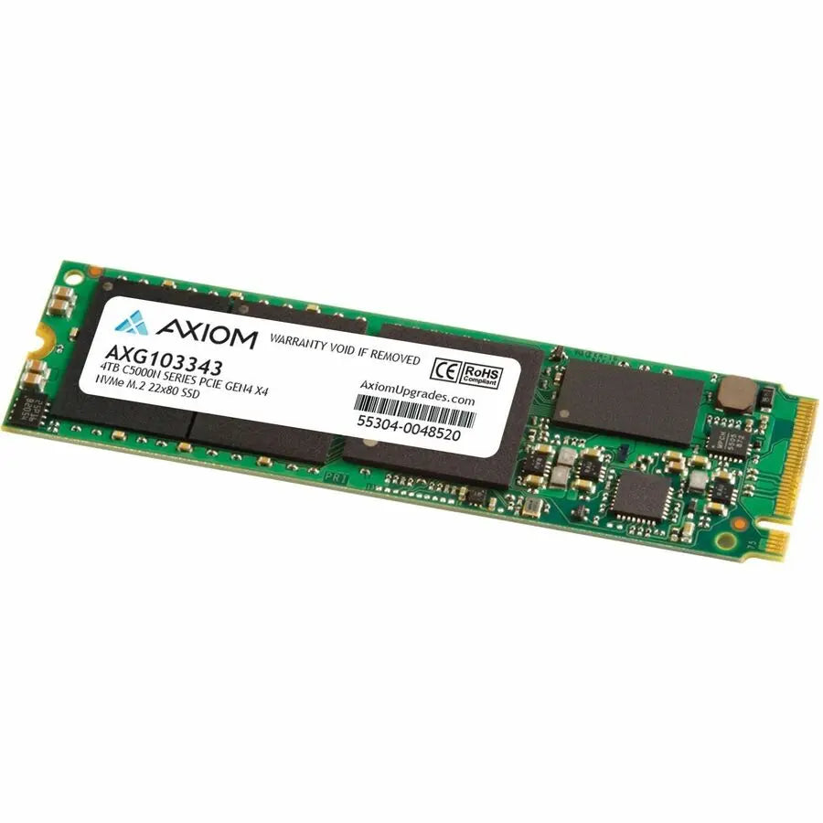 Axiom C5000n Series 4TB PCIe Gen 4 NVMe M.2 SSD - High-Speed Internal Storage