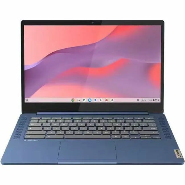 LENOVO DCG SOURCING IdeaPad Slim 3 Chrome 14M868 82XJ0000US 14" Touchscreen Chromebook - Full HD - Octa-core (ARM Cortex A76 + Cortex A55) - 4 GB - 64 GB Flash Memory - English Keyboard - Abyss Blue