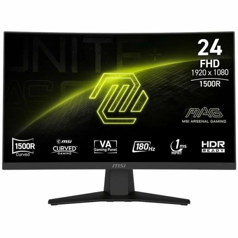 MSI MAG 244C 24-inch VA Curved Gaming Monitor with 180Hz Refresh Rate and 1ms Response Time