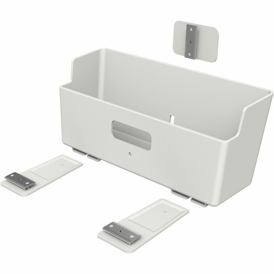 Ergotron Document Bin, Side Mount – Flexible Wall Mount Storage for Mosaic Carts