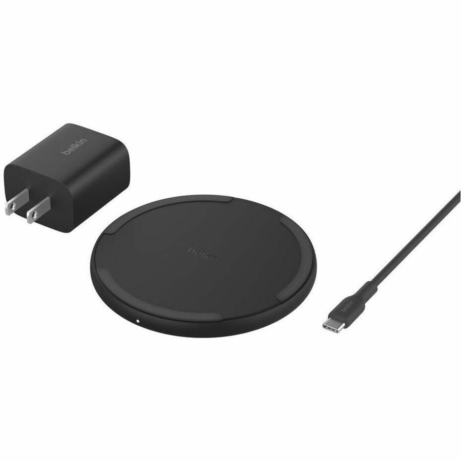 Belkin BoostCharge 15W Wireless Charging Pad, WIA012TTBK, Black