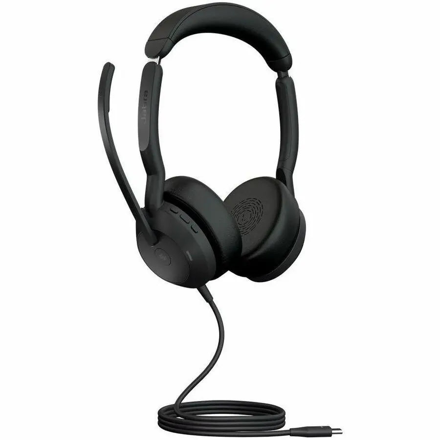 Jabra Evolve2 50 Headset - Professional Noise-Cancelling On-Ear Headphones with Wireless & Wired Connectivity